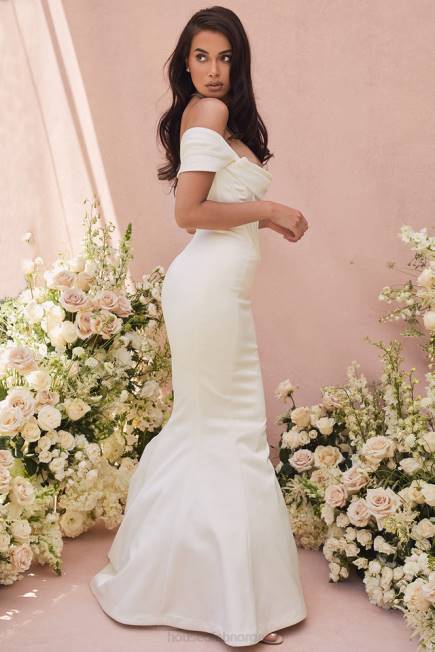 bryllup antoinette ivory korsett off shoulder brudekjole - begrenset opplag House of CB J6RL1157