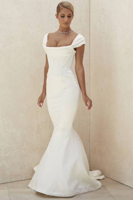 bryllup antoinette ivory korsett off shoulder brudekjole - begrenset opplag House of CB J6RL1157