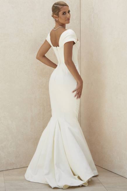 bryllup antoinette ivory korsett off shoulder brudekjole - begrenset opplag House of CB J6RL1157