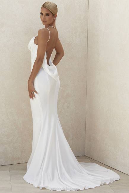 bryllup aurelie ivory drapert rygg brudekjole - begrenset opplag House of CB J6RL1158
