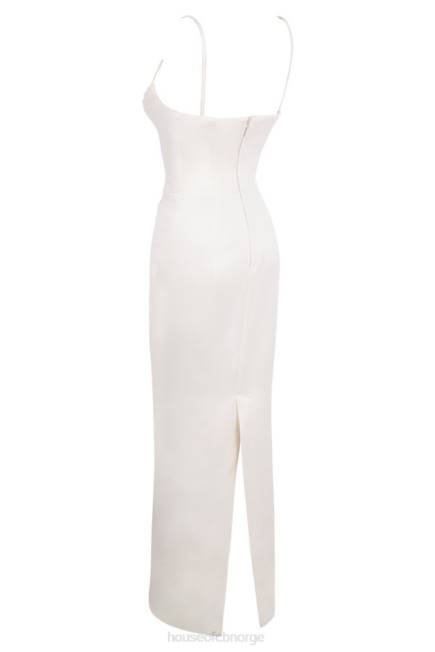 bryllup margaux elfenben drapert brudekjole - begrenset opplag House of CB J6RL1160