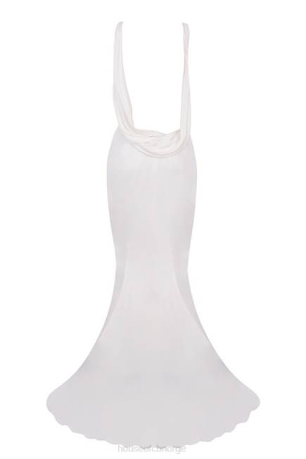 bryllup odette ivory drapert rygg brudekjole - begrenset opplag House of CB J6RL1162