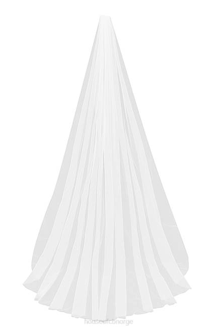 bryllup leone hvit ultralang myk tyll slør House of CB J6RL1145