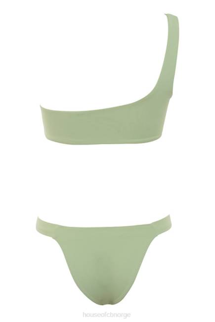 klær antonio sage en skulder bikini House of CB J6RL1245