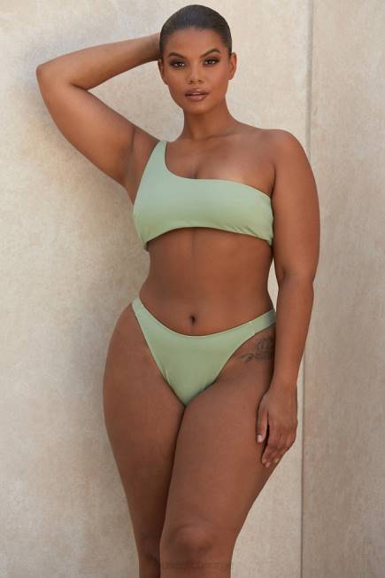 klær antonio sage en skulder bikini House of CB J6RL1245