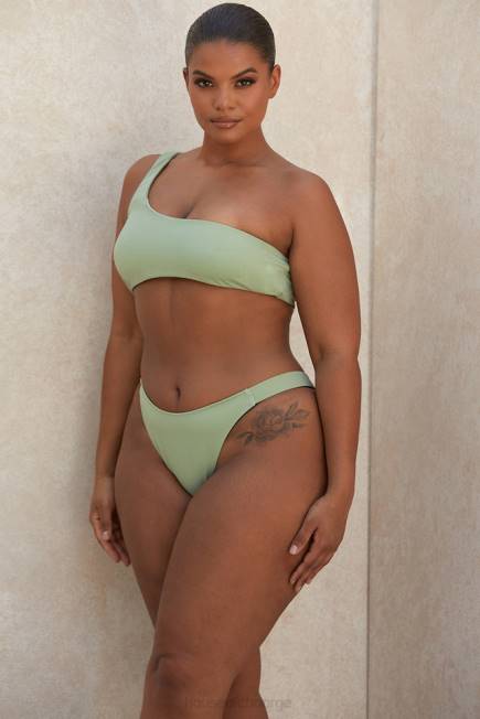 klær antonio sage en skulder bikini House of CB J6RL1245
