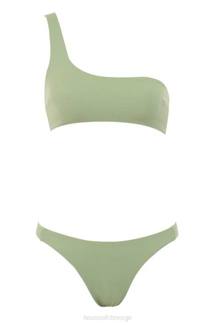 klær antonio sage en skulder bikini House of CB J6RL1245