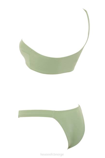 klær antonio sage en skulder bikini House of CB J6RL1245