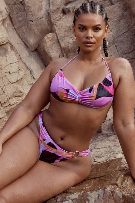 klær cala rosa svart grimebikini House of CB J6RL1242