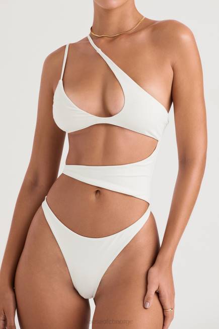 klær lafayette ivory asymmetrisk utskjæring badedrakt House of CB J6RL1221