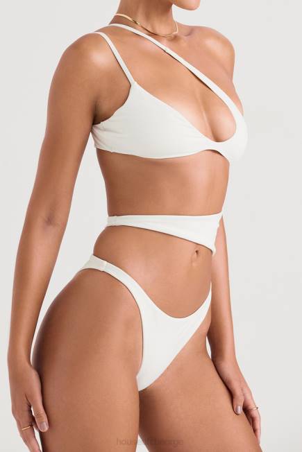 klær lafayette ivory asymmetrisk utskjæring badedrakt House of CB J6RL1221