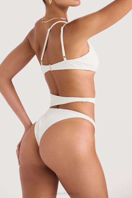 klær lafayette ivory asymmetrisk utskjæring badedrakt House of CB J6RL1221