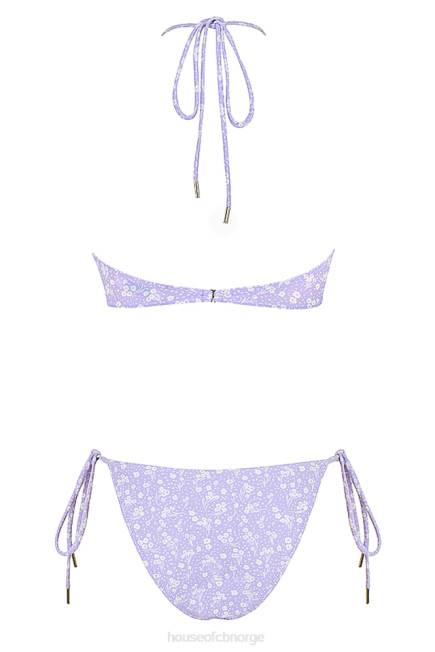 klær lira syrin floral print omvendt trekant bikini House of CB J6RL1240