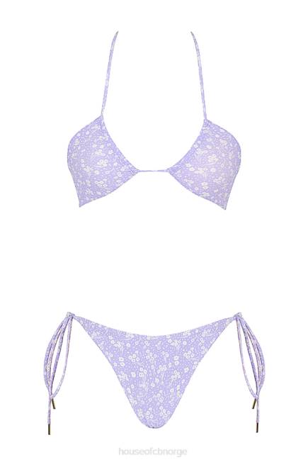 klær lira syrin floral print omvendt trekant bikini House of CB J6RL1240