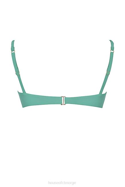 klær cassis eucalyptus rynket bikini topp House of CB J6RL1189