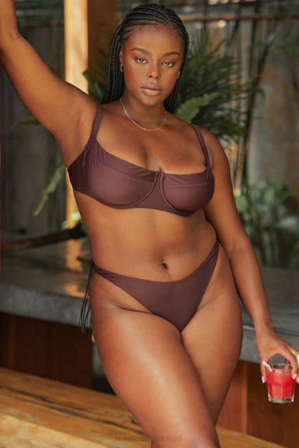 klær lourdes cacao bikinitopp med bøyle House of CB J6RL1178