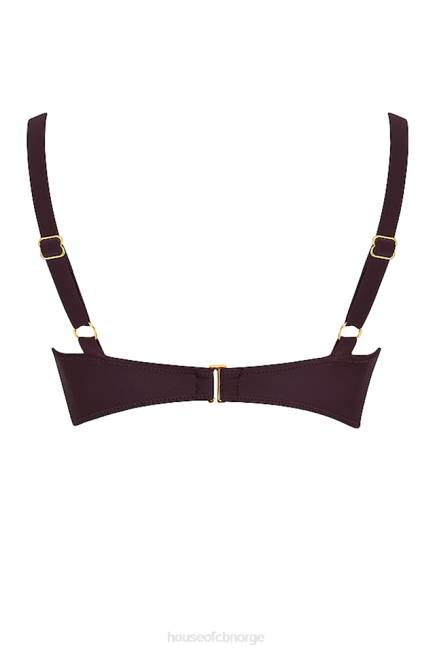 klær lourdes cacao bikinitopp med bøyle House of CB J6RL1178