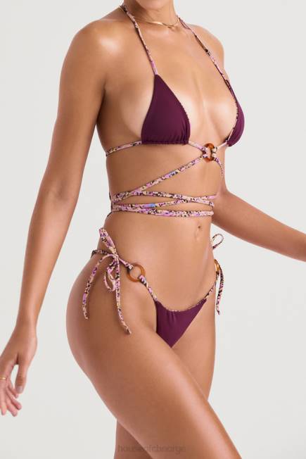 klær naxos sviske vendbar grime bikini topp House of CB J6RL1194