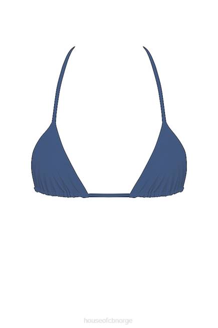 klær tropez dypblå bikinitopp med halterhals House of CB J6RL1186