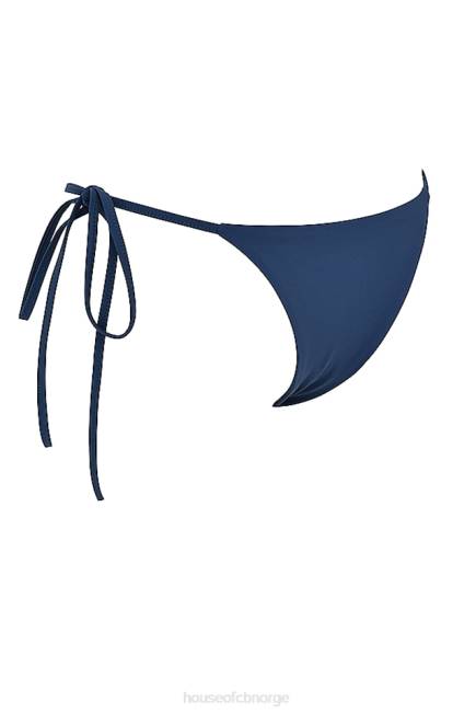 klær santorini dypblå bikiniunderdel med slips på siden House of CB J6RL1187