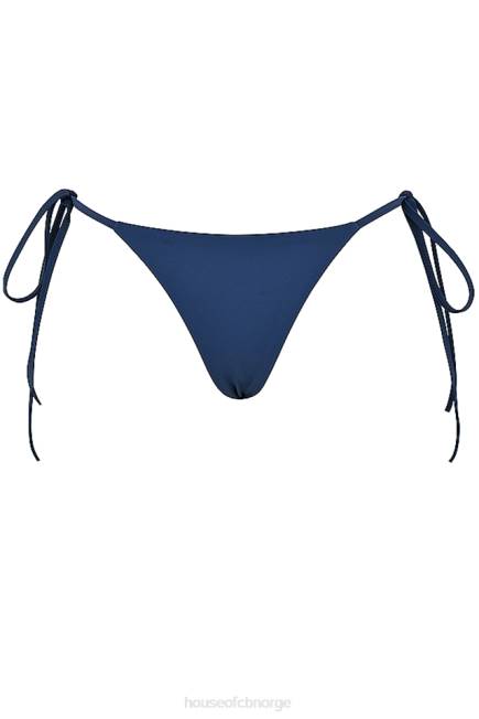 klær santorini dypblå bikiniunderdel med slips på siden House of CB J6RL1187
