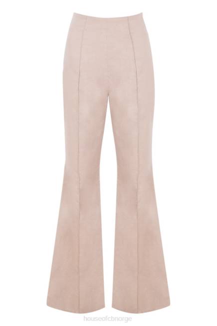 klær alesha beige tencel linbukse House of CB J6RL1013
