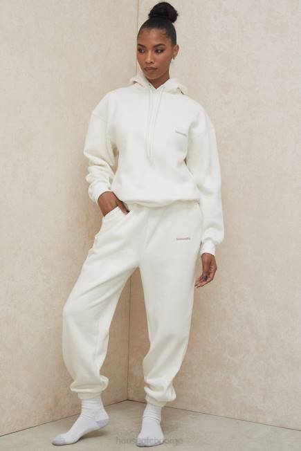 klær himmel off white joggebukse i fleece House of CB J6RL999