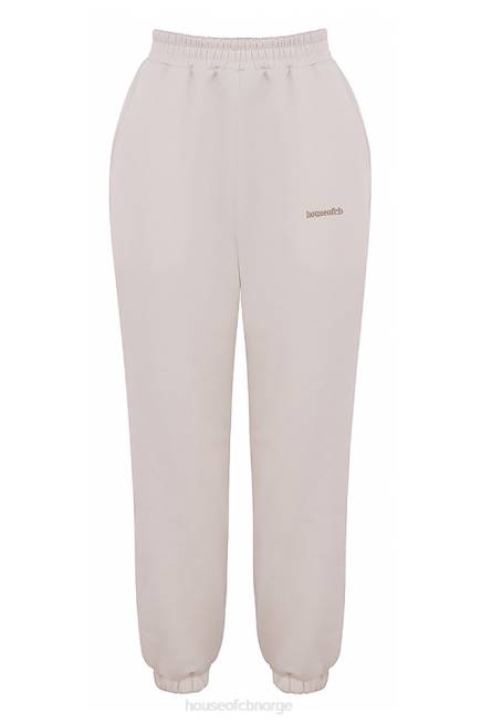klær himmel off white joggebukse i fleece House of CB J6RL999