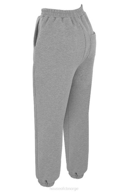 klær himmelgrå joggebukse i fleece House of CB J6RL1008