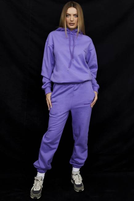 klær himmellilla joggebukse i fleece House of CB J6RL947