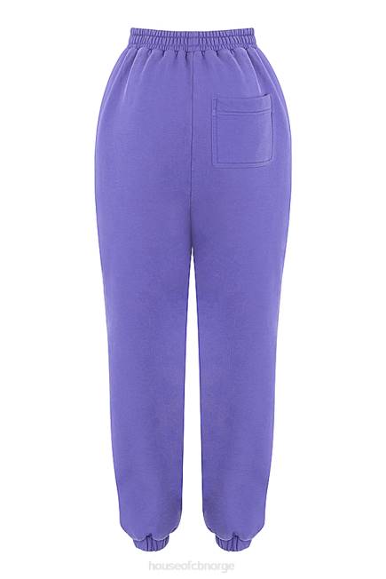 klær himmellilla joggebukse i fleece House of CB J6RL947