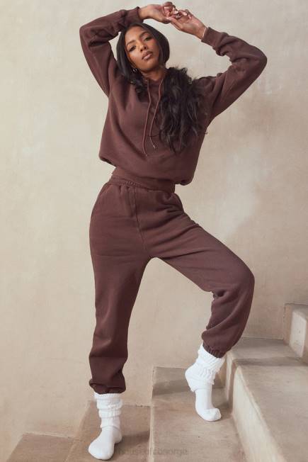 klær sky chocolate fleece rygg joggebukse House of CB J6RL975