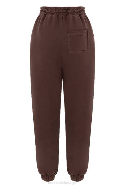 klær sky chocolate fleece rygg joggebukse House of CB J6RL975