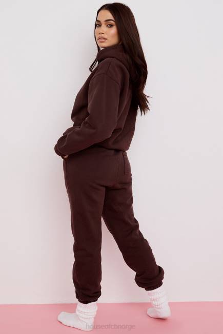 klær sky chocolate fleece rygg joggebukse House of CB J6RL975