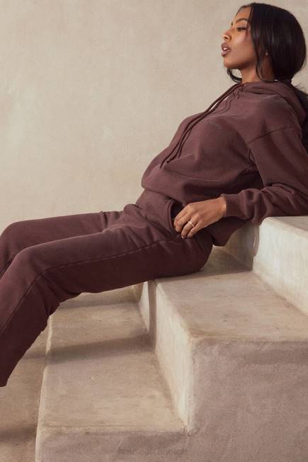 klær sky chocolate fleece rygg joggebukse House of CB J6RL975
