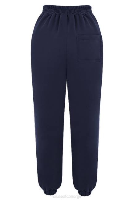 klær sky marine fleece rygg joggebukse House of CB J6RL1007