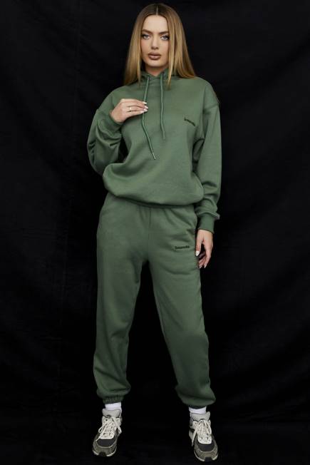 klær sky moss joggebukse i fleece House of CB J6RL946