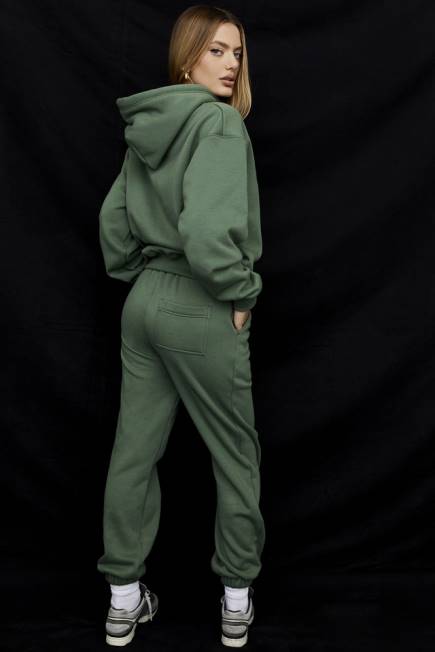 klær sky moss joggebukse i fleece House of CB J6RL946