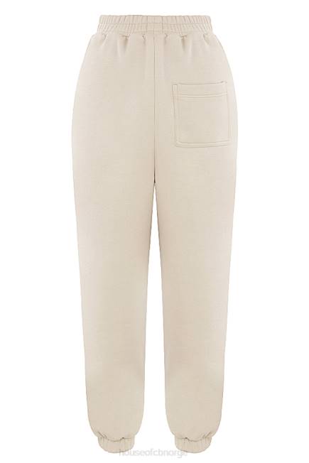 klær sky oatmeal fleece rygg joggebukse House of CB J6RL953