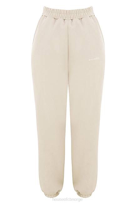 klær sky oatmeal fleece rygg joggebukse House of CB J6RL953