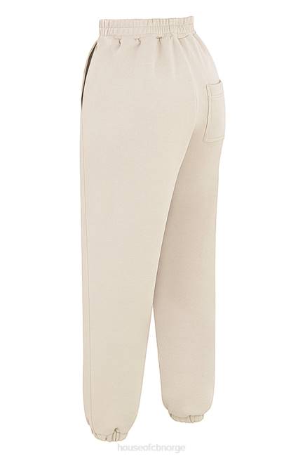 klær sky oatmeal fleece rygg joggebukse House of CB J6RL953