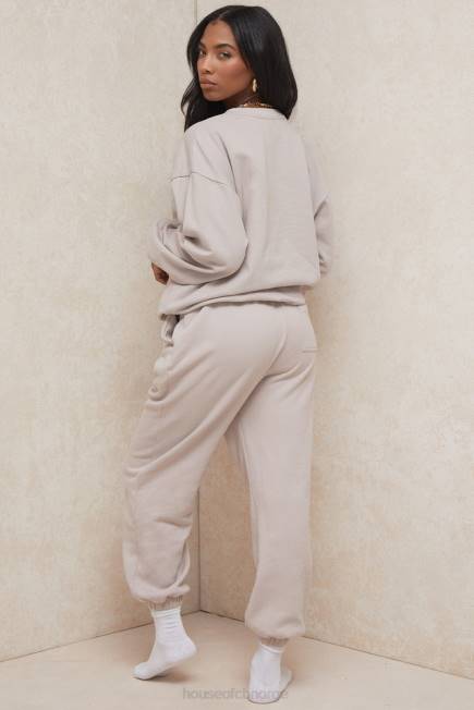 klær sky stone fleece rygg joggebukse House of CB J6RL1000