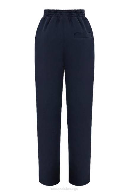 klær dina marine joggebukser med rett ben House of CB J6RL1001