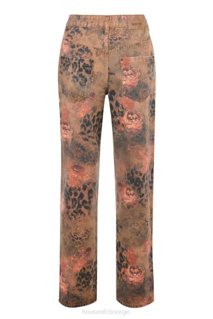klær samia jeans med blomsterprint House of CB J6RL638