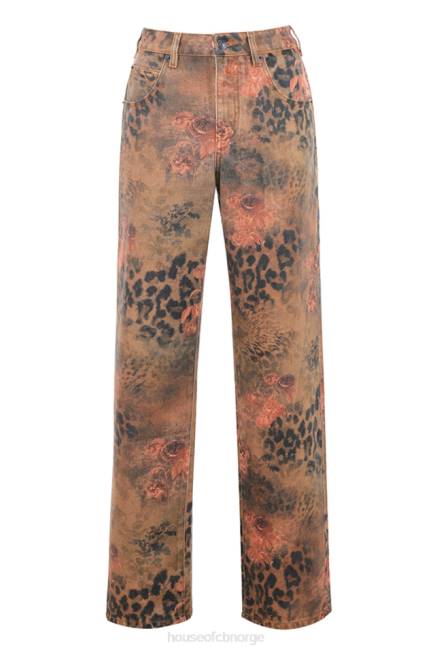 klær samia jeans med blomsterprint House of CB J6RL638