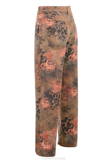 klær samia jeans med blomsterprint House of CB J6RL638