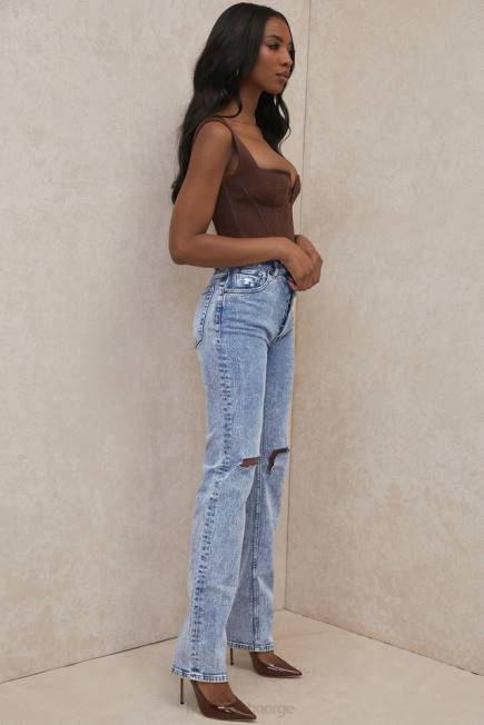 klær tate blue vintage fit antikke vask jeans House of CB J6RL642