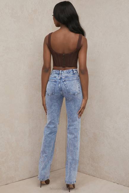 klær tate blue vintage fit antikke vask jeans House of CB J6RL642