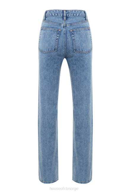 klær yara vintage-fit jeans med høy midje House of CB J6RL646