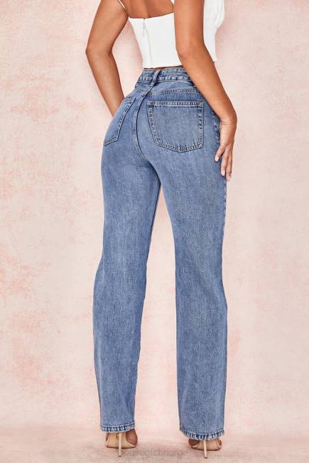 klær yara vintage-fit jeans med høy midje House of CB J6RL646